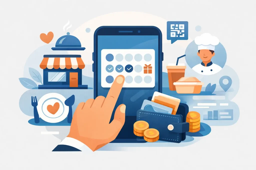 Cartão fidelidade digital para restaurantes