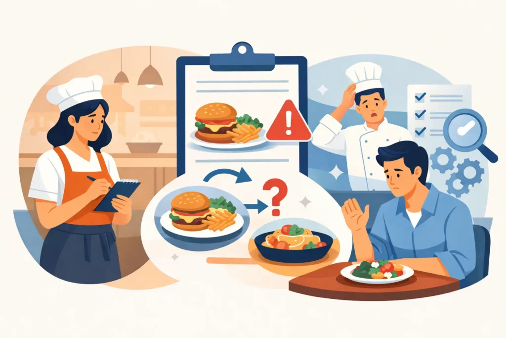 Como reduzir erros de pedidos no restaurante