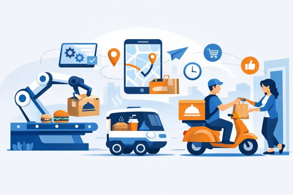 Casos de automação no delivery que vendem mais