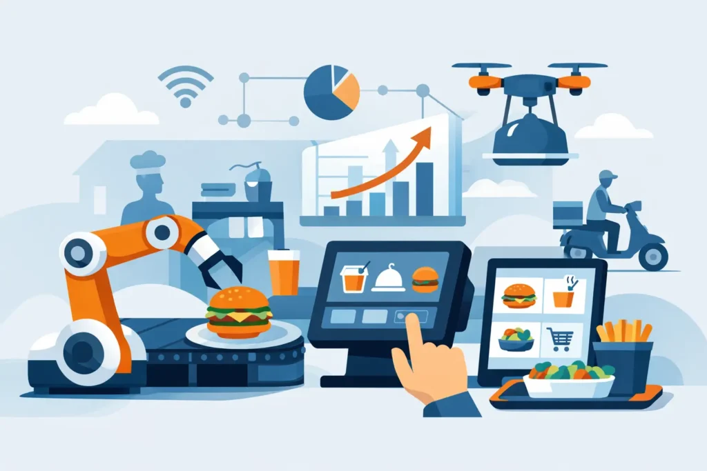 Tendências de automação foodservice para vender mais