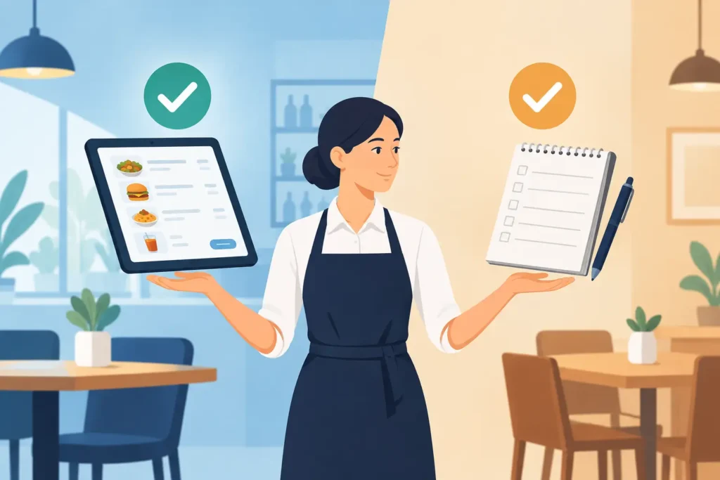 Comanda digital versus papel: qual compensa?